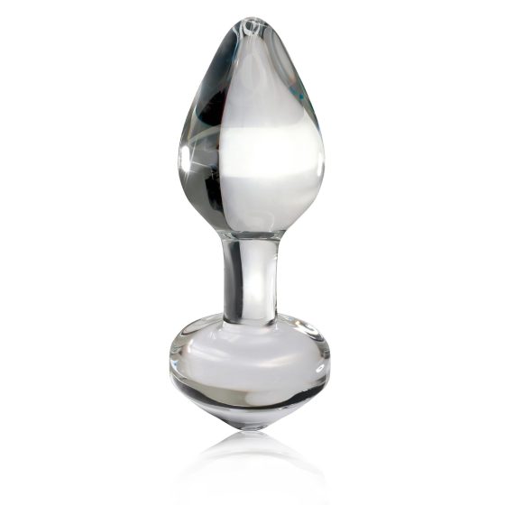 Icicles No. 44 - Cone-shaped, Glass Anal Dildo (Transparent)