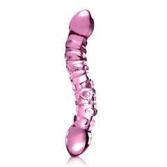 Icicles No. 55 - Double-Ended G-Spot Glass Dildo (Pink)