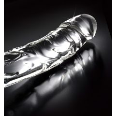 Icicles No. 62 - Glass Dildo with Penis Design (Transparent)