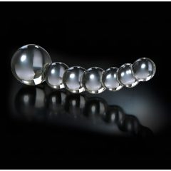 Curved Bubble Glass Dildo - Icicles No. 66 (Transparent)