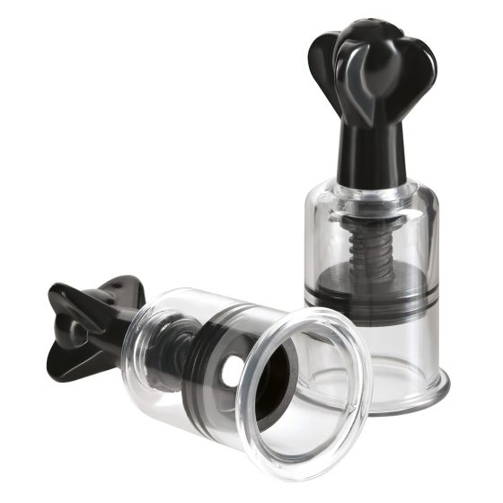 Fetish Super Suction - Nipple Pump (Black & Clear)