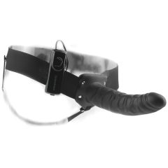 Strap-On Hollow Vibrator 8 - Black