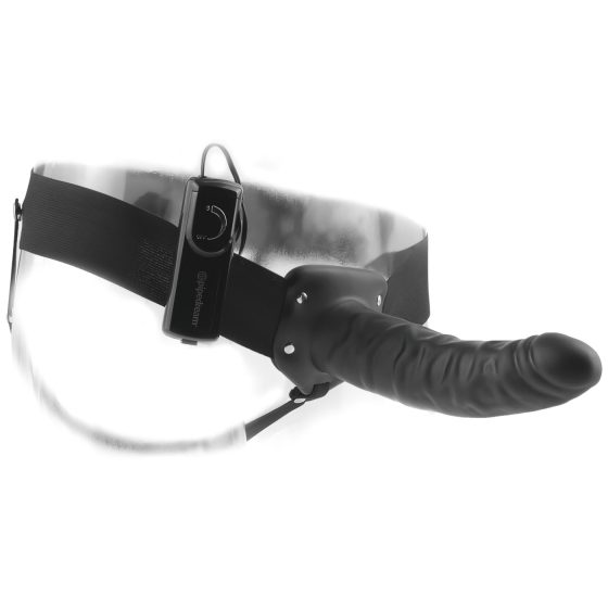 Strap-On Hollow Vibrator 8 - Black