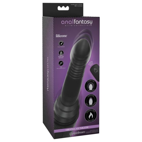 Anal Fantasy Ass Thruster - black anal vibrator