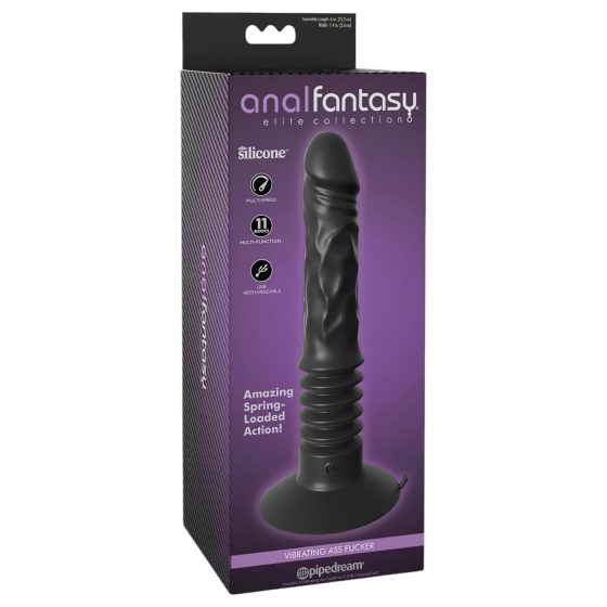 Anal Fantasy Battery-Powered Anal Vibrator (Black)