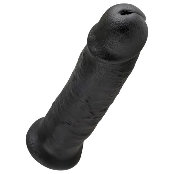 King Cock 10 - Large Suction Cup Dildo (25cm) - Black