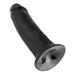 King Cock 10 - Large Suction Cup Dildo (25cm) - Black