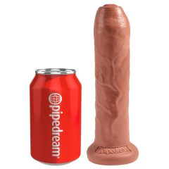 King Cock 7 - Lifelike Dildo (18cm) - Dark Natural