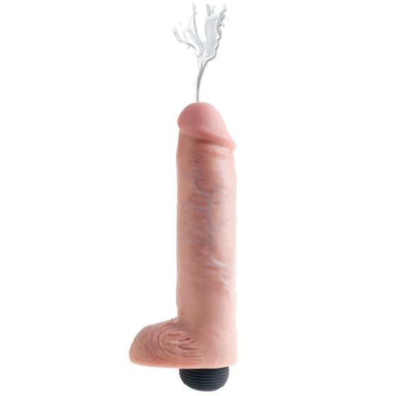 King Cock 10 - Realistic Squirting Dildo (10) - Nude"