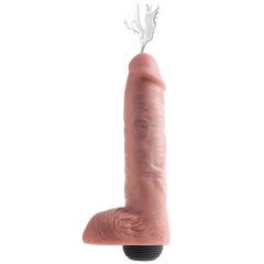   King Cock 11 - Realistic Squirting Dildo (11 Inches) - Natural