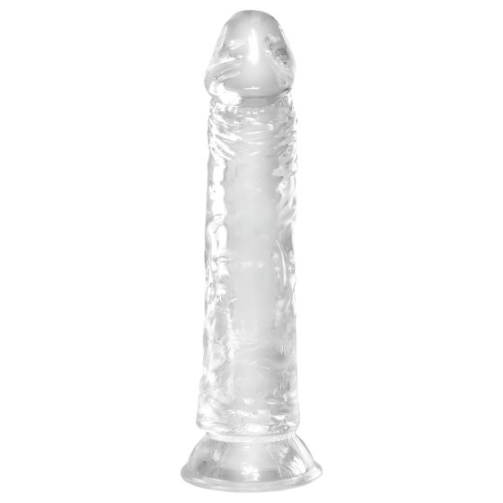 King Cock Clear 8 - Large Suction Cup Dildo (8 inch)