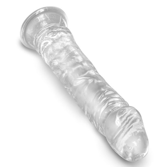 King Cock Clear 8 - Large Suction Cup Dildo (8 inch)