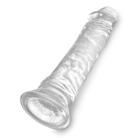 King Cock Clear 8 - Large Suction Cup Dildo (8 inch)