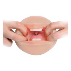 Fuck Me Silly To Go - lifelike fake mouth (natural)