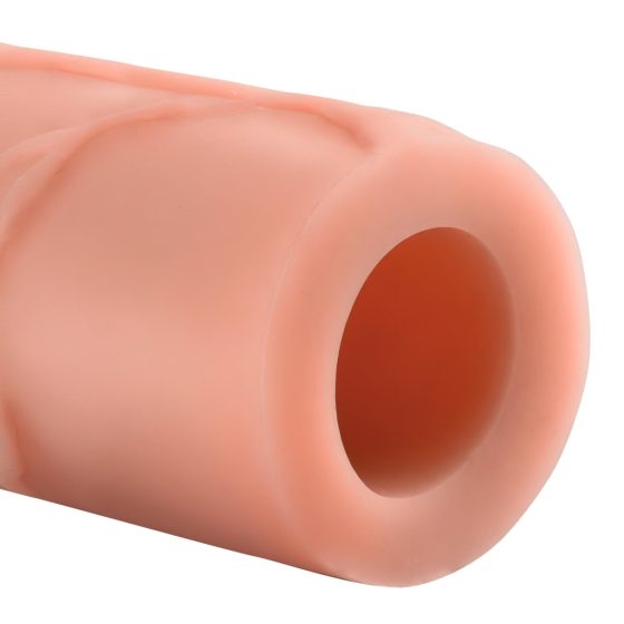 X-TENSION Mega 3 - Realistic Penis Sleeve (22.8cm) - Natural