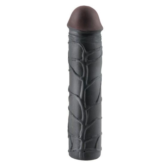 X-TENSION Mega 3 - Realistic Penis Sleeve (22.8cm) - Black