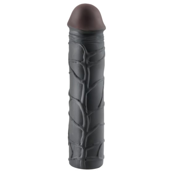 X-TENSION Mega 3 - Realistic Penis Sleeve (22.8cm) - Black