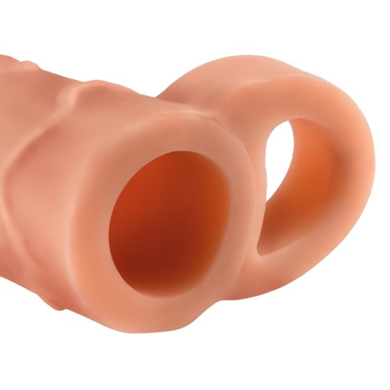 X-TENSION Perfect 1 - cock ring penis sleeve (17.7 cm) - natural