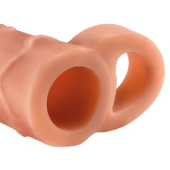   X-TENSION Perfect 2 - Cock Sleeve with Scrotum Ring (19cm) - Natural