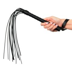 Fetish Fantasy Deluxe Cat-O-Nine Whip - 65cm - Black