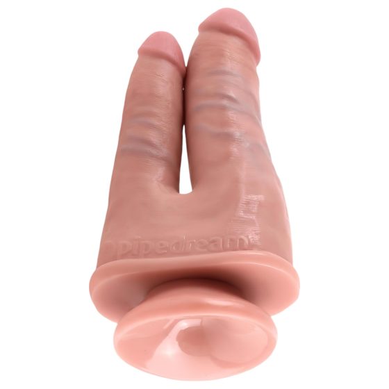 King Cock Double Dildo - Realistic Dual Dildo (Natural)