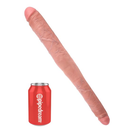 King Cock 16 Tapered - Realistic Double Dildo (41 cm) - Natural"