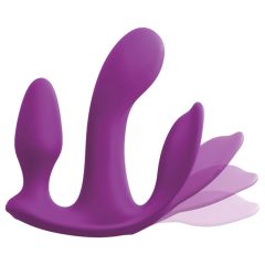   3Some Total Ecstasy - Rechargeable, Wireless Triple Vibrator (Purple)