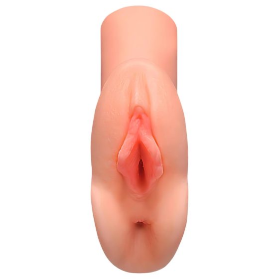 PDX Double Stroker - 2-in-1 Realistic Masturbator (Natural)