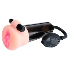   Pipedream Travel Trio - Vibrating Penis Pump Set (Black-Nude)