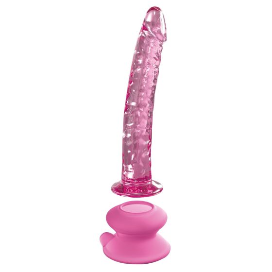 Icicles No. 86 - Pink Glass Penis Dildo