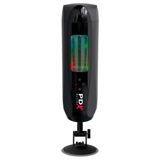 PDX Ultimate Milker 2 - Rechargeable Rotating Vibrating Masturbator (Black)