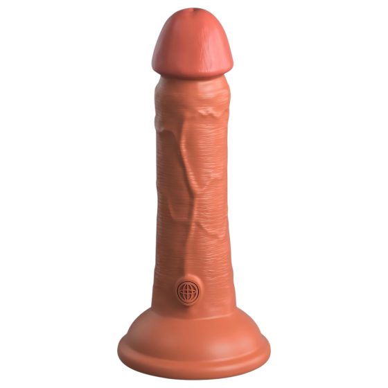 King Cock Elite 6 - Suction Cup Realistic Dildo (6 inches) - Dark