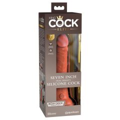   / King Cock Elite 7 - Suction Cup Realistic Dildo (7 inch) - Dark Natural