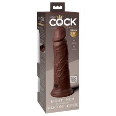   King Cock Elite 8 - Realistic Suction Cup Dildo (8 inches) - Brown