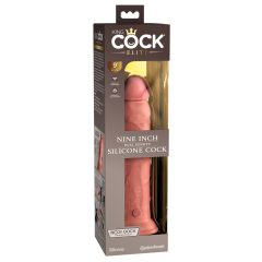  King Cock Elite 9 - Suction Cup Realistic Dildo (9 Inches) - Natural