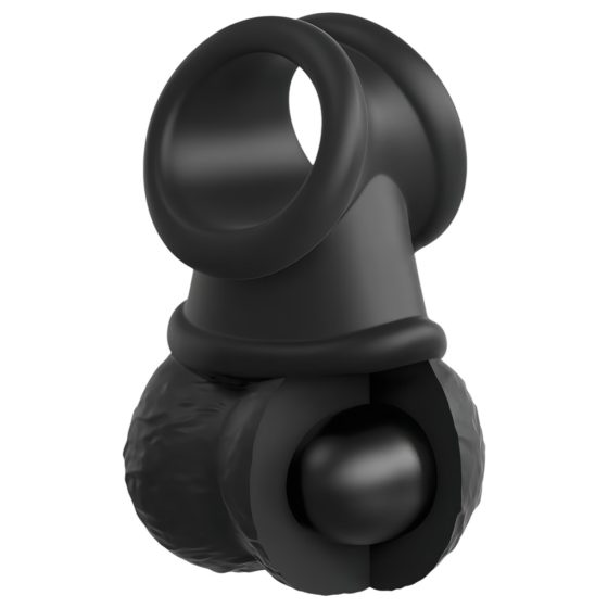 King Cock Elite Crown Jewels - Swinging Balls, Penis Sleeve (Black)