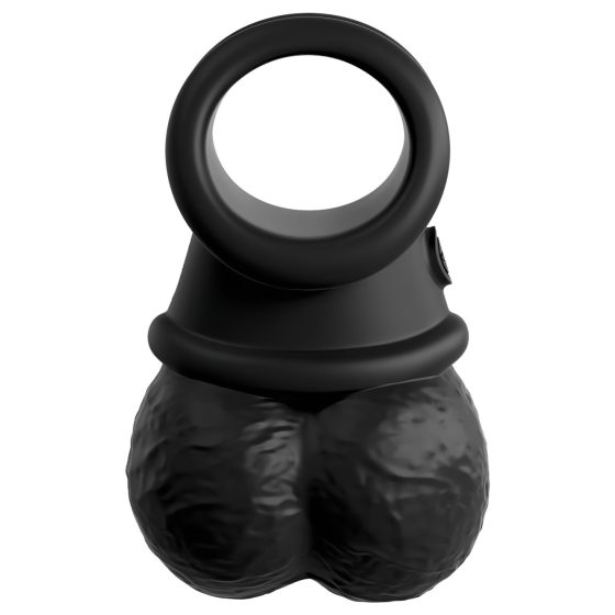 King Cock Elite Crown Jewels - Swinging Balls, Penis Sleeve (Black)