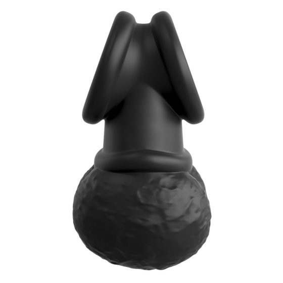 King Cock Elite Crown Jewels - Swinging clamp, penis wrap (black)