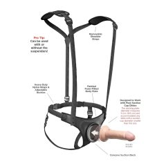 Body Dock - Strappable Lower Body Harness (Black)