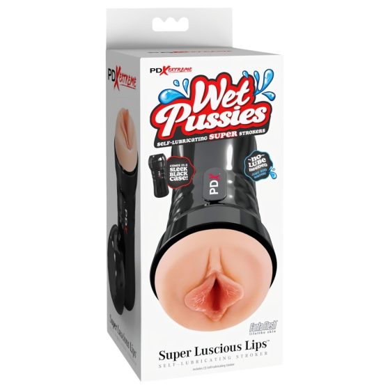 Wet Pussies Super Luscious Lips - lifelike pussy (natural)