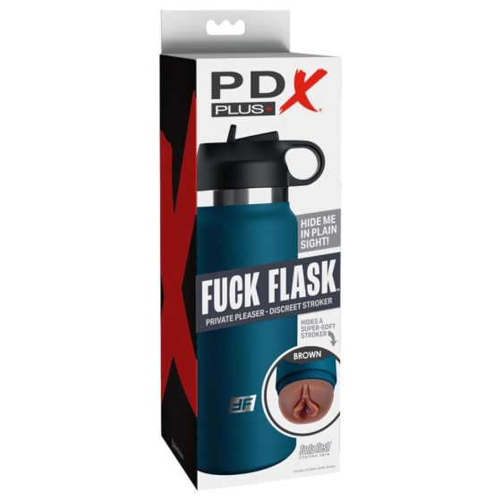 Flask Masturbator - Blue-Brown