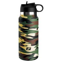 Happy Campter Masturbator Flask - Green and Black