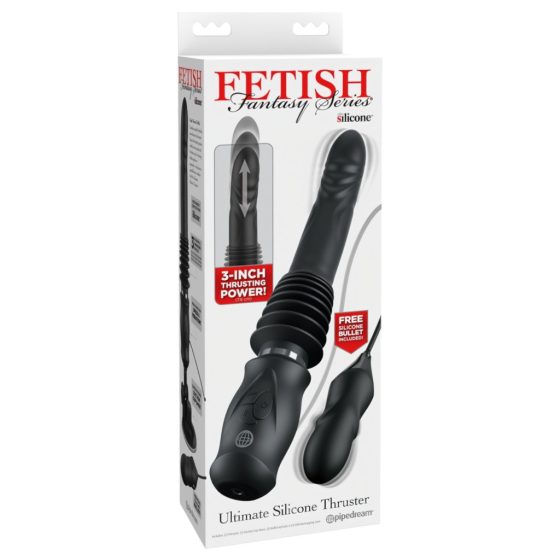 Fetish - Thrusting Vibrator (Black)