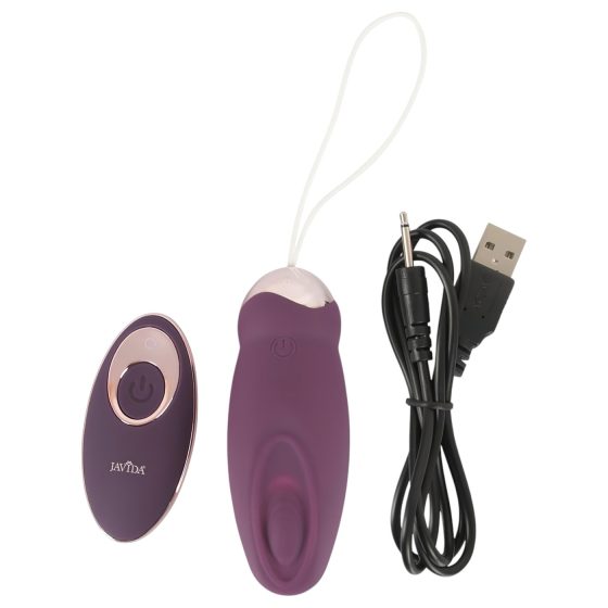 Javida - Radio-Controlled Vibrating Egg (Purple)