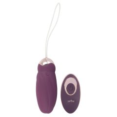   Javida - Radio-Controlled Rotating Beaded Vibrating Egg (Purple)