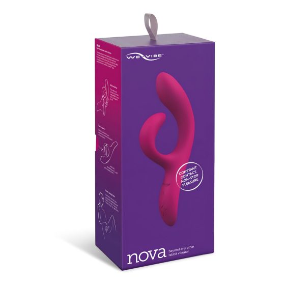 We-Vibe Nova 2 - Rechargeable, Smart, Waterproof Rabbit Vibrator (Purple)