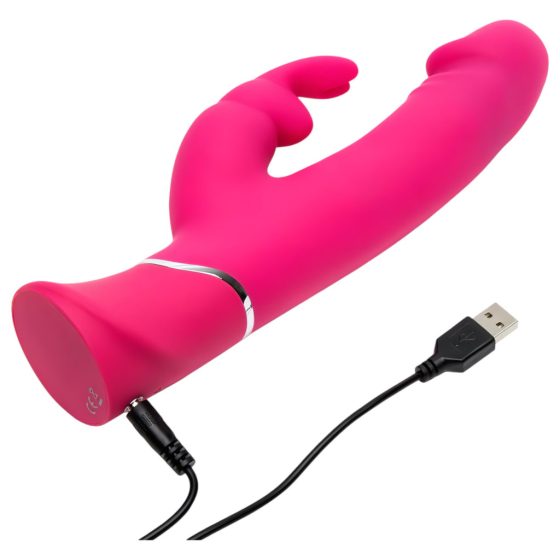 HappyRabbit Dual Density - Waterproof Clitoral Vibrator (Pink)