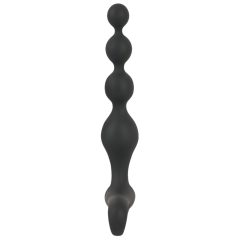 Black Velvet - Beaded Anal Vibrator (Black)