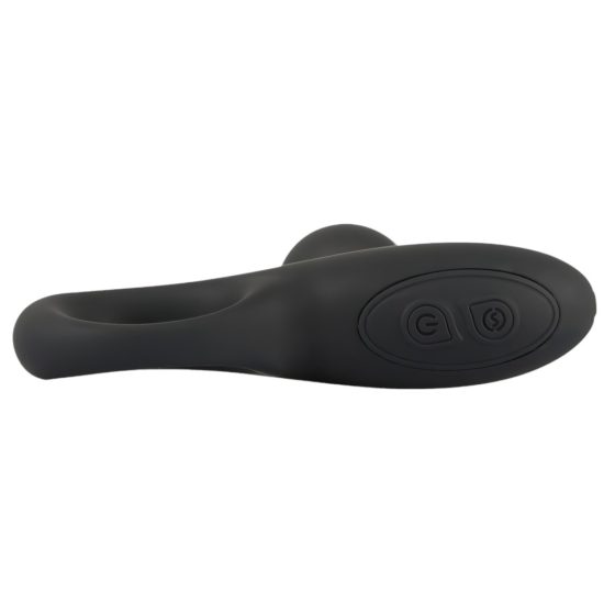 Black Velvet - Rechargeable, Waterproof Beaded Anal Vibrator (Black)