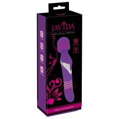 Javida Wand & Pearl - 2-in-1 Massage Vibrator (Purple)